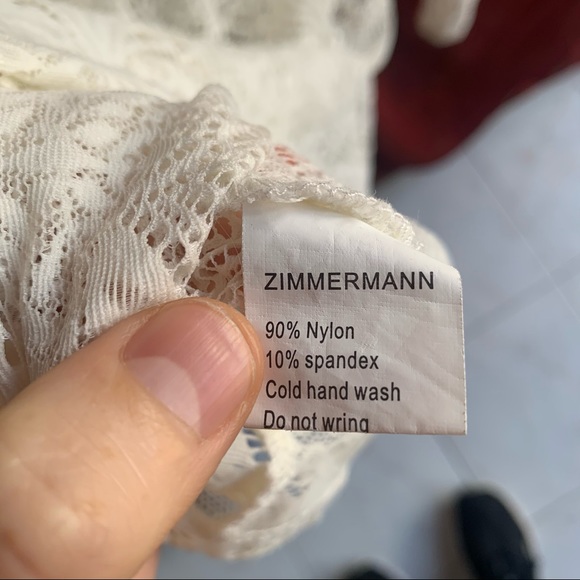 Stunning Zimmerman white creamy lace top - Picture 4 of 6